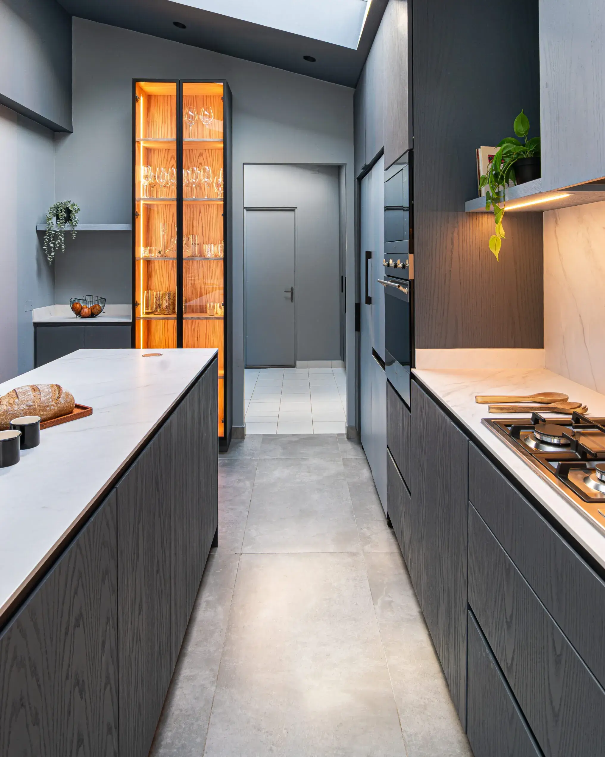 Cocina a medida proyecto Rododendro - Cocinas Chile