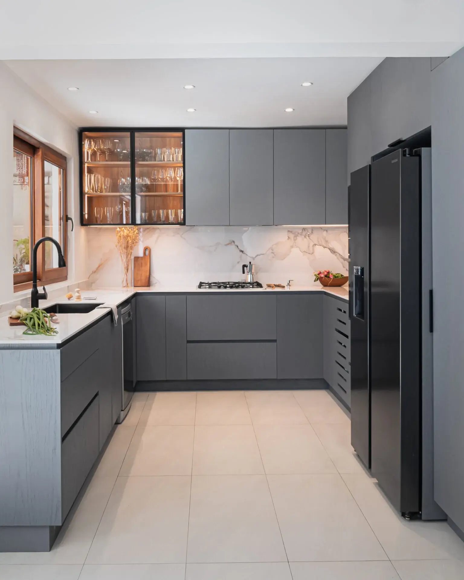 Cocina a medida proyecto Bocaccio - Cocinas Chile